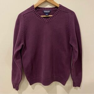 Vintage Lands’ End purple knit sweater